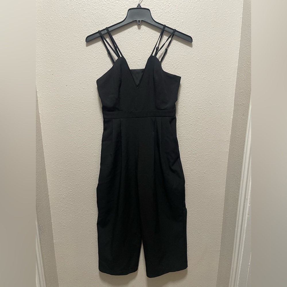 Jealous tomato black jumpsuit size m
